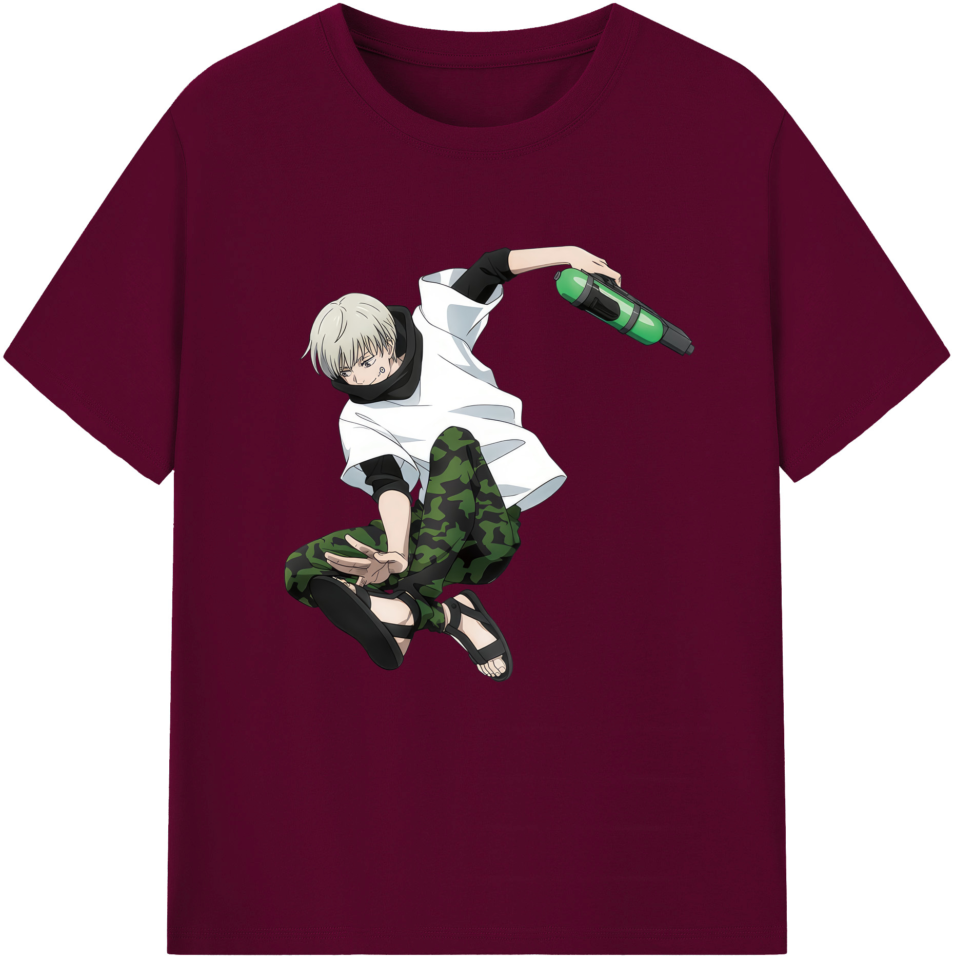 （画像用） 呪術廻戦 Jujutsu Kaisen レディースカジュアルプリントTシャツ（綿100％）